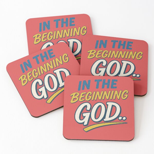 Item preview, Genesis 1:1 – In the Beginning God Bible Verse Design designed and sold by SimplySelim.