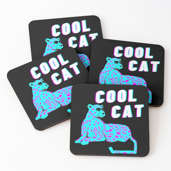 Item preview, Cool Cat With Sunglasses Square Design designed and sold by CarefulCreation.
