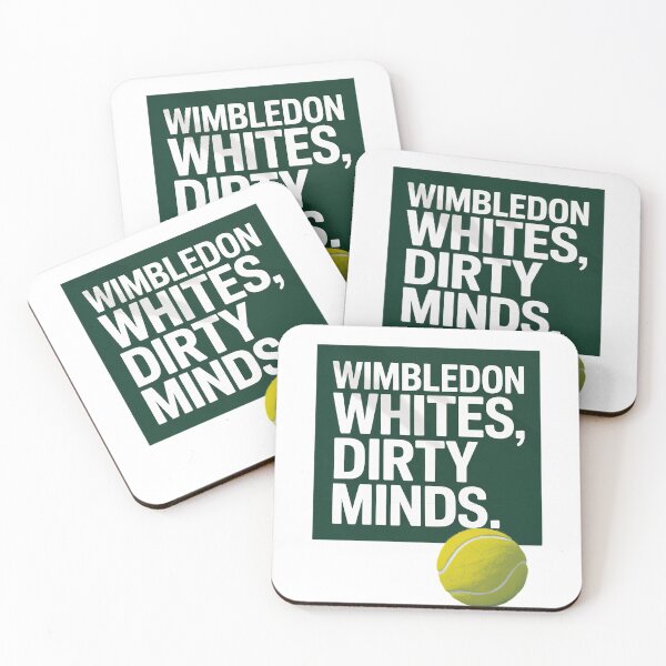 Item preview, Wimbledon whites, dirty minds designed and sold by emaga.