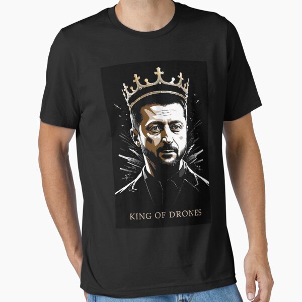 Item preview, Operation Spider’s Web Tribute, Zelensky King of Drones, Ukraine Drone Strike Victory Shirt, Support Ukraine Tee designed and sold by NatashaSokolova.