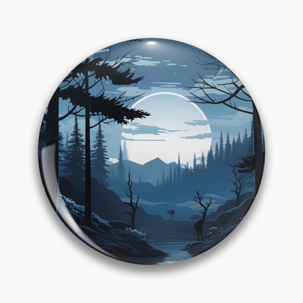 Item preview, Silent Forest Retreat designed and sold by DrawnThreads.