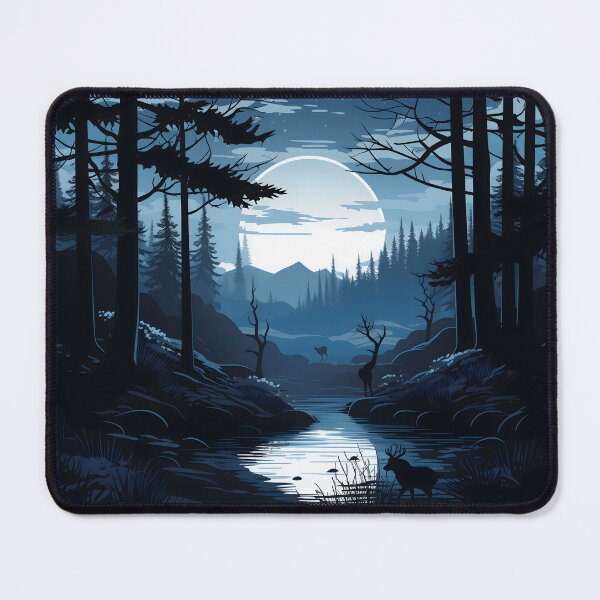 Item preview, Silent Forest Retreat designed and sold by DrawnThreads.