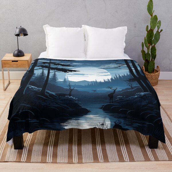 Item preview, Silent Forest Retreat designed and sold by DrawnThreads.