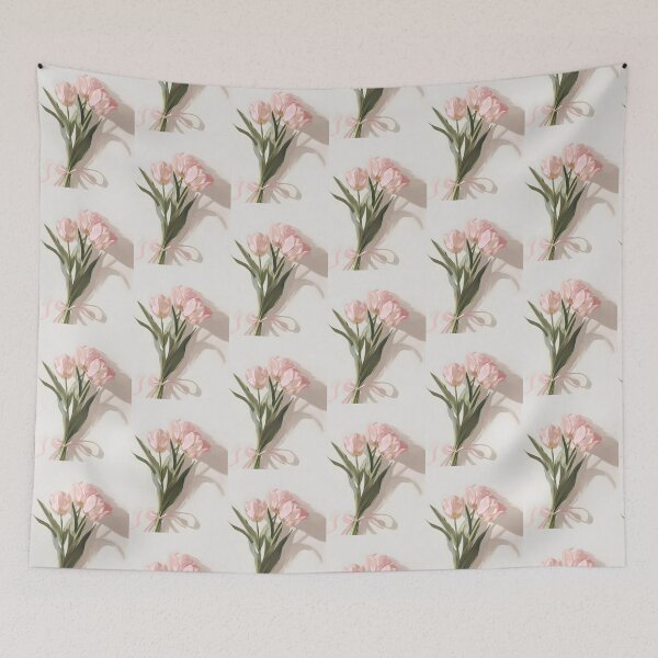 Artikelvorschau, Rosa Tulpenstrauß entworfen und verkauft von TurtleDream.