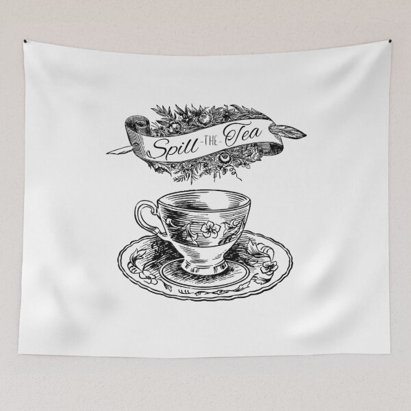 Item preview, Spill the Tea Regencycore Gossip  designed and sold by Night Bloom Designs.