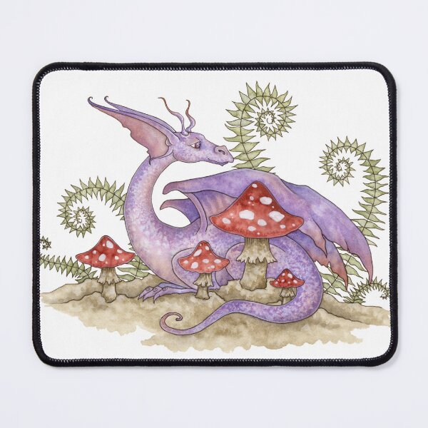 Item preview, Mushroom Dragon designed and sold by AmyBrownArt.