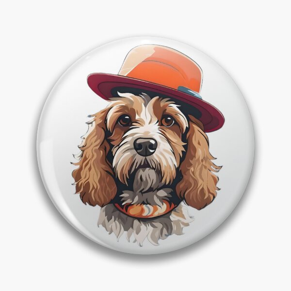 Item preview, Cockapoo With Hat - DogwifHat designed and sold by DigitaledbyTailor.