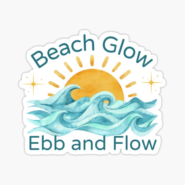 Item preview, Beach Glow Ebb And Flow Summer Quote designed and sold by Got2BSnazzy.