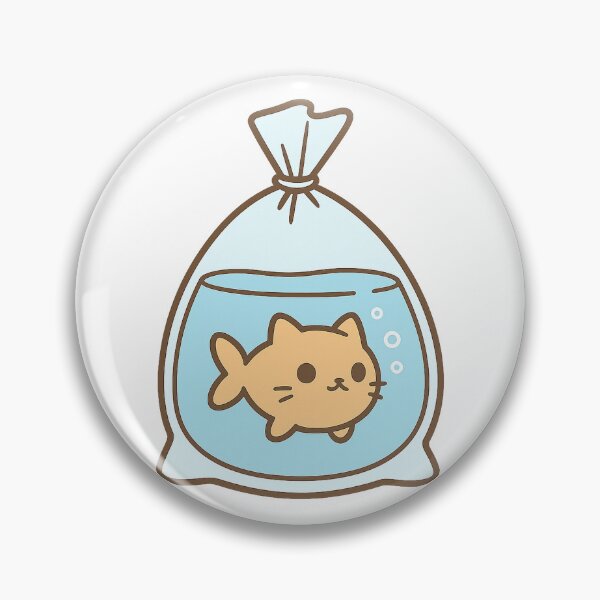 Item preview, Goldfish in a Plastic Bag – Kawaii Pet Sticker designed and sold by Tripconic.