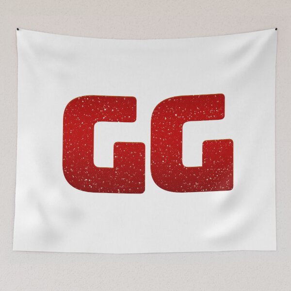 Item preview, GG - Good Game in Deep Red designed and sold by Memes N Lore .