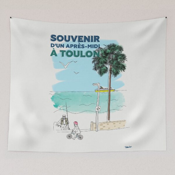 Item preview, Memory of an afternoon in Toulon - Mourillon designed and sold by petiteToulon.