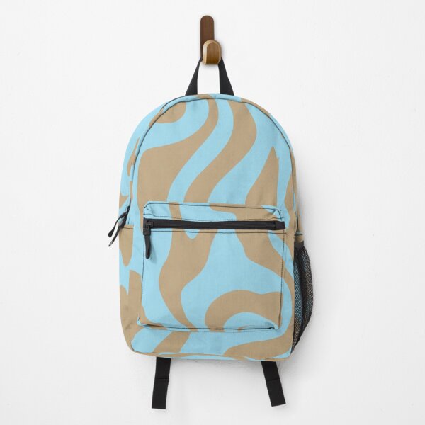 Item preview,  Sky Blue and Tan Liquid Ripple Pattern designed and sold by Owcomm.