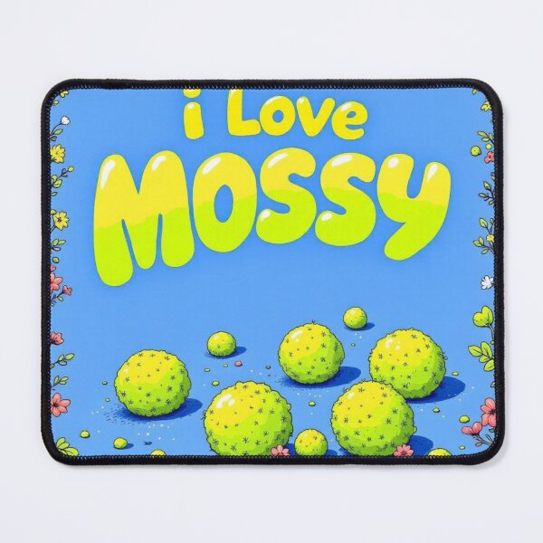 Item preview, I Love Mossy Balls, Marimo Moss Ball Pets  designed and sold by jaxyfox.