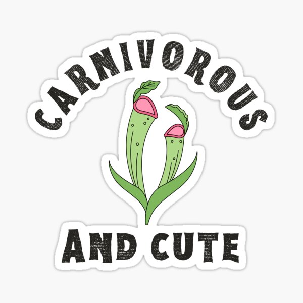 Item preview, Carnivorous and Cute | Pitcher Plant | Nepenthes | Carnivorous Plants designed and sold by Scrappy Gardeners.