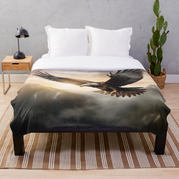 Item preview, Flight of Freedom: A Majestic Eagle's Soaring Wings designed and sold by DrawnThreads.
