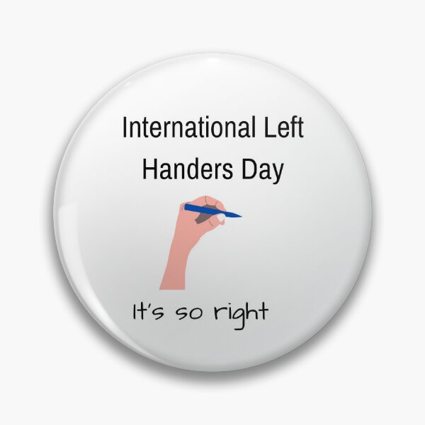 Item preview, International Left Handers Day  designed and sold by Leftyshop.