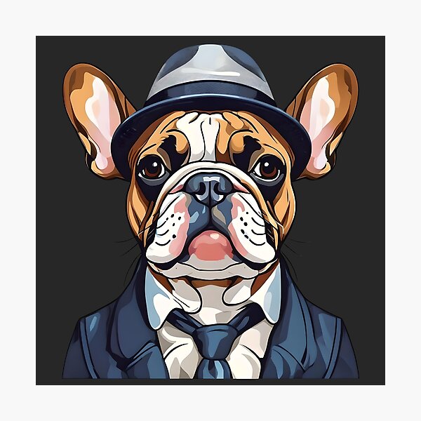 Item preview, French bulldog with Hat - Dogwifhat designed and sold by DigitaledbyTailor.