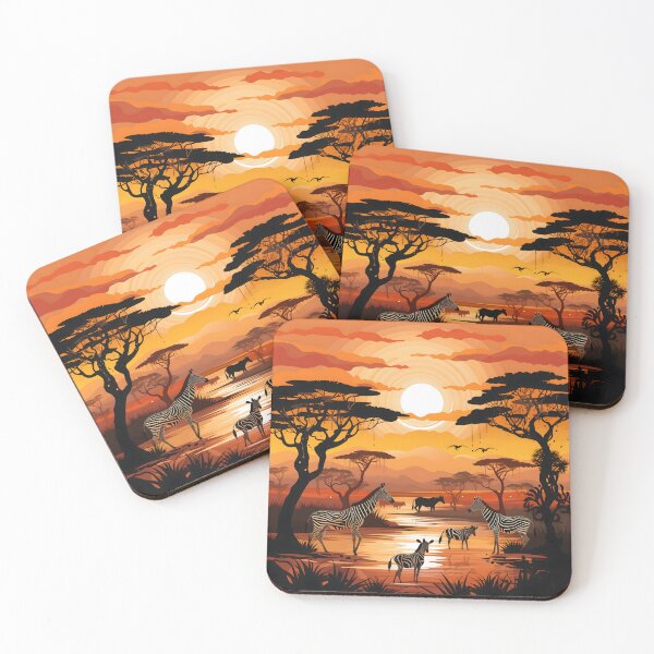 Item preview, African Plains Tranquility designed and sold by DrawnThreads.