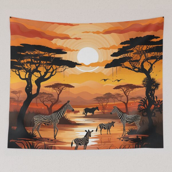 Item preview, African Plains Tranquility designed and sold by DrawnThreads.