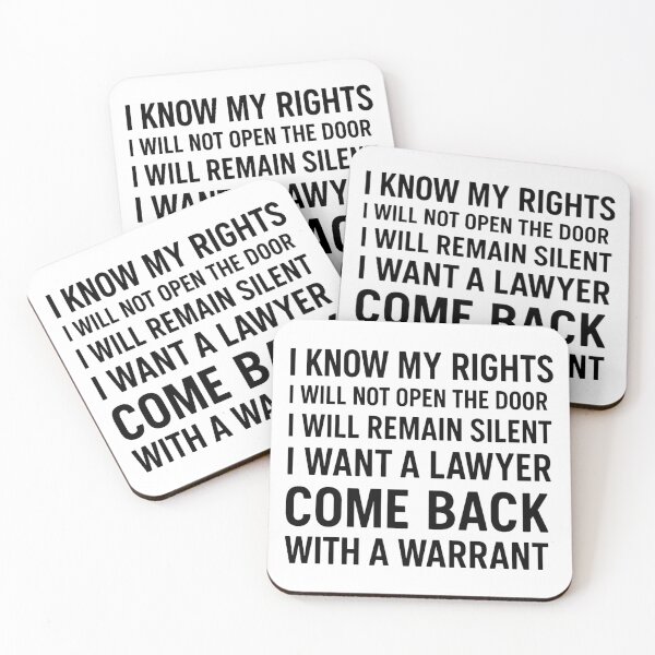 Item preview, Know Your Rights designed and sold by TheDisloyalists.
