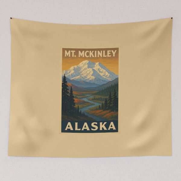Item preview, Mount McKinley Vintage Travel designed and sold by Rue Market.