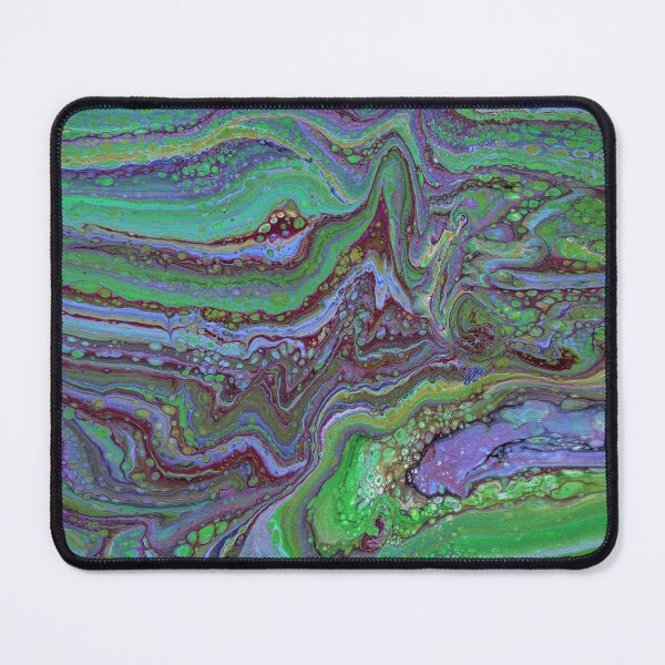 Item preview, Questions 3 Blue Green Strata Abstract designed and sold by Doug  Siegel.