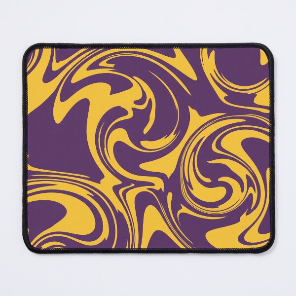 Item preview, Royal Purple and Goldenrod Swirl Pattern designed and sold by Owcomm.