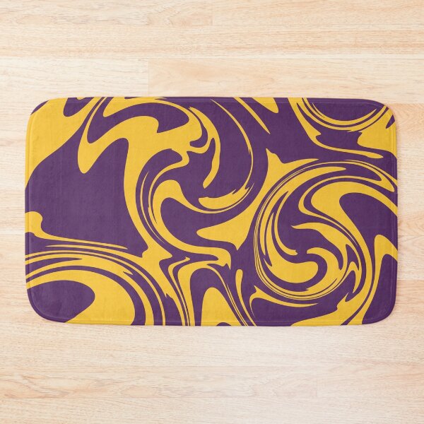 Item preview, Royal Purple and Goldenrod Swirl Pattern designed and sold by Owcomm.
