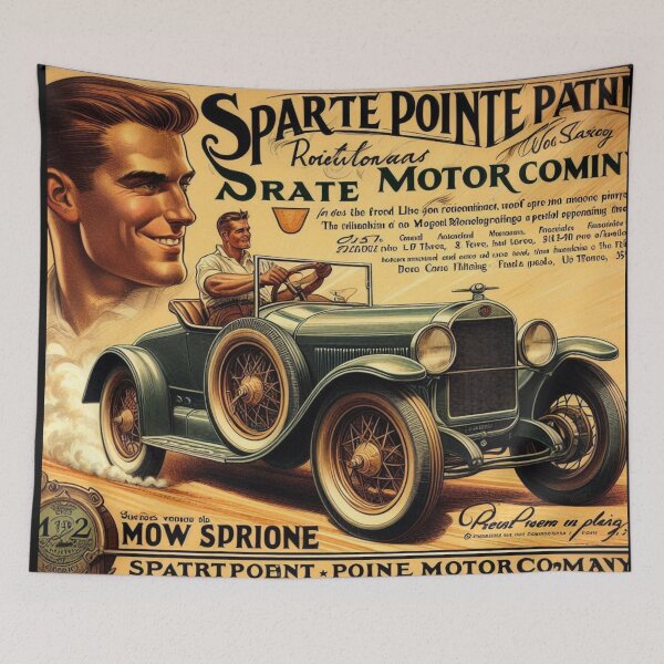 Artikelvorschau, Vintage Spartan Pointe Motor Anzeige entworfen und verkauft von Rue Market.