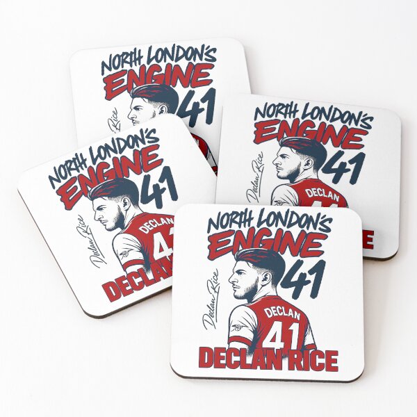 Item preview, Declan Rice Shirt – North London Engine 41 Arsenal designed and sold by GoonerGalaxy86.