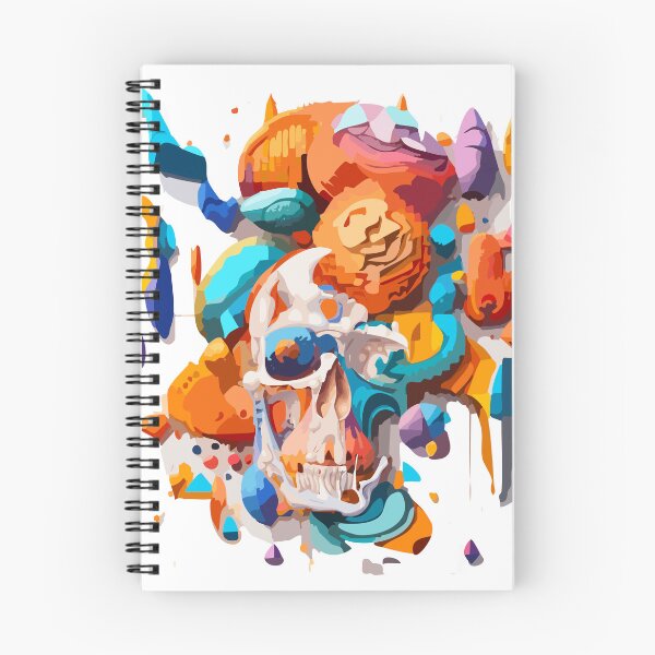 Item preview, Skull in digital world designed and sold by drews art shop.