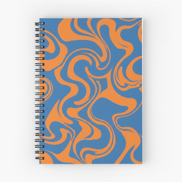 Item preview, Blue and Orange Swirl Pattern designed and sold by Owcomm.