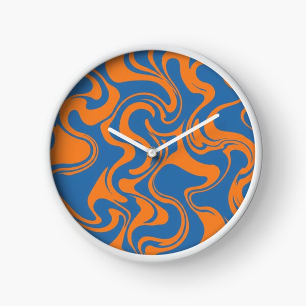 Item preview, Blue and Orange Swirl Pattern designed and sold by Owcomm.