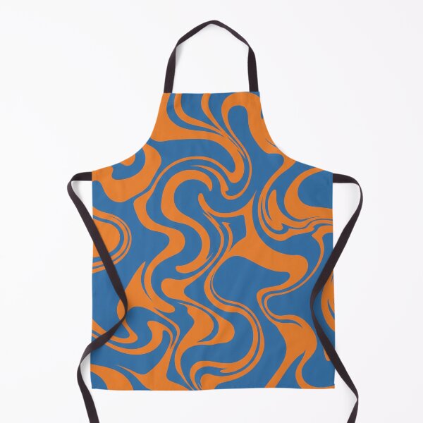Item preview, Blue and Orange Swirl Pattern designed and sold by Owcomm.