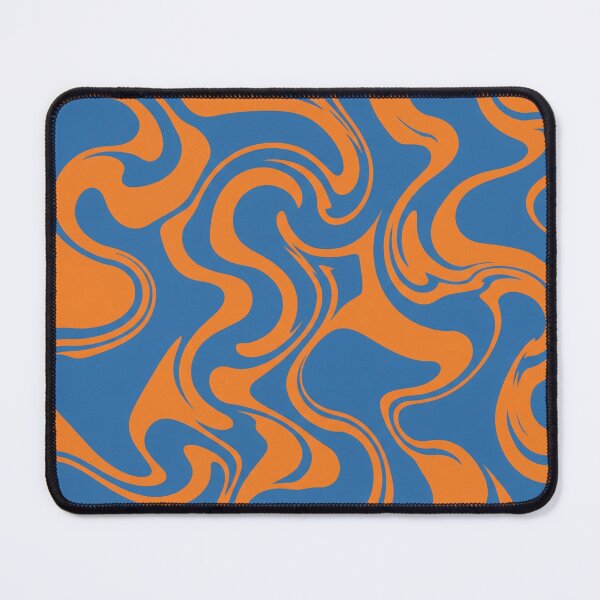 Item preview, Blue and Orange Swirl Pattern designed and sold by Owcomm.