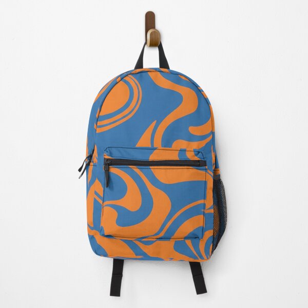 Item preview, Blue and Orange Swirl Pattern designed and sold by Owcomm.