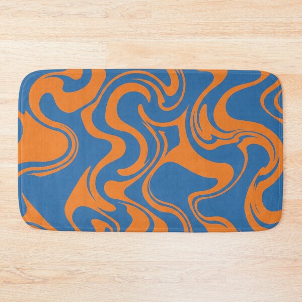 Item preview, Blue and Orange Swirl Pattern designed and sold by Owcomm.