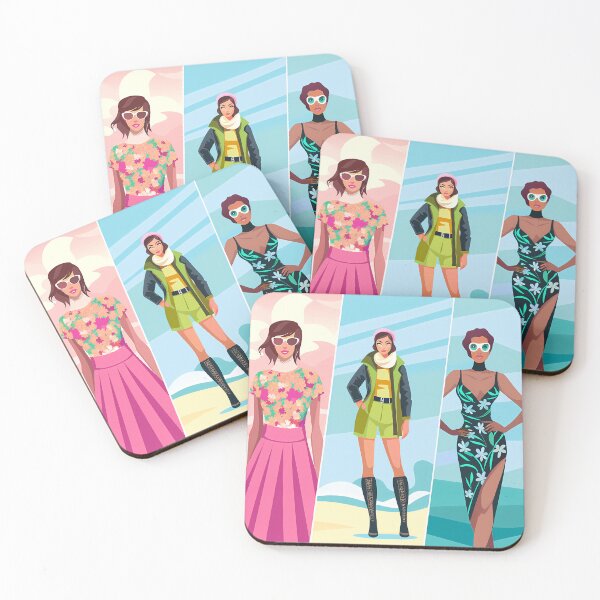 Item preview, Trio of Contemporary Fashion Statements designed and sold by ART ATTACK ZONE.