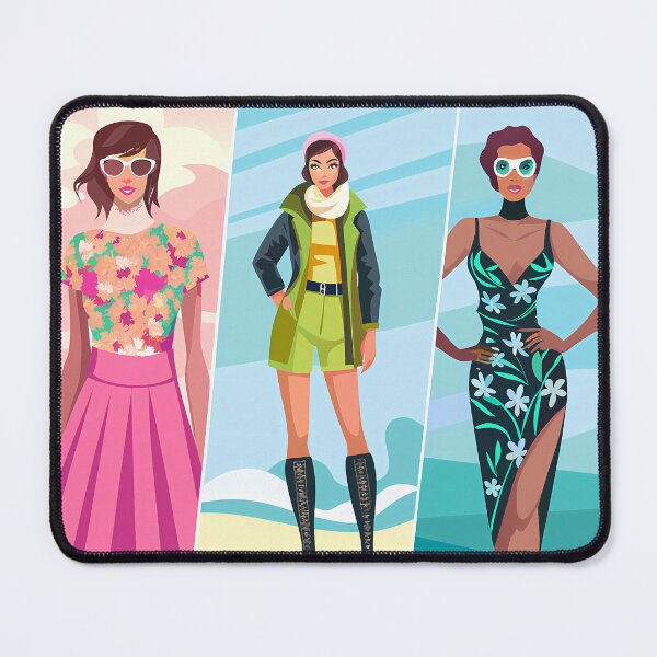 Item preview, Trio of Contemporary Fashion Statements designed and sold by ART ATTACK ZONE.