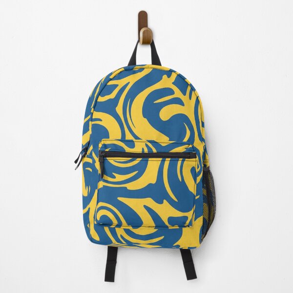 Item preview, Royal Blue and Goldenrod Swirl Pattern designed and sold by Owcomm.