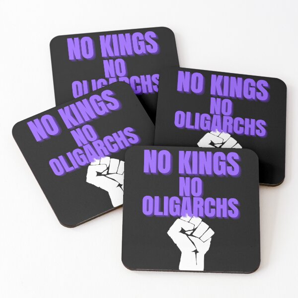 Item preview, no kings no oligarchs designed and sold by TEEJAMBOREE.