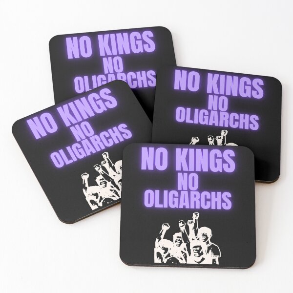 Item preview, no kings no oligarchs designed and sold by TEEJAMBOREE.
