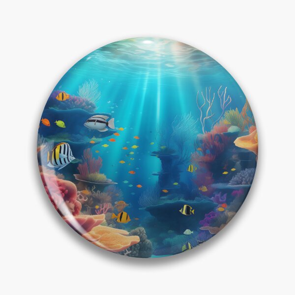 Artikelvorschau, Enchanting Underwater Odyssey: Life in the Vibrant Coral Realms entworfen und verkauft von DrawnThreads.