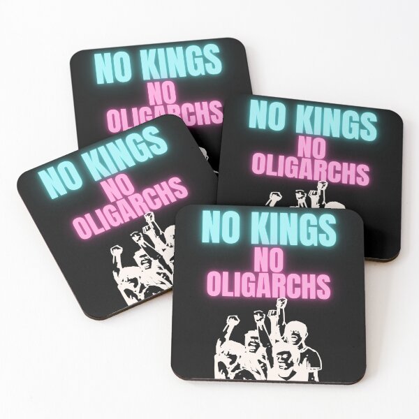 Item preview, no kings no oligarchs designed and sold by TEEJAMBOREE.