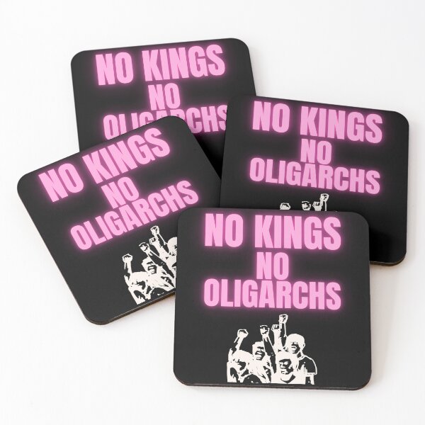 Item preview, no kings no oligarchs designed and sold by TEEJAMBOREE.