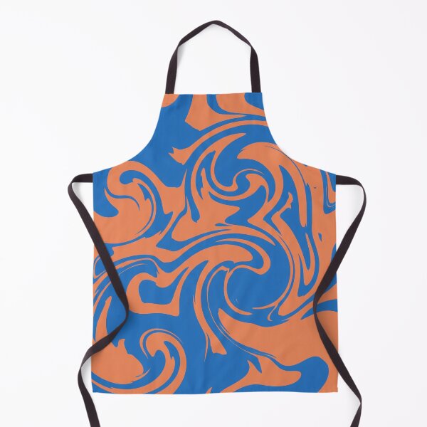 Item preview, Blue and Orange Fluid Swirl Pattern designed and sold by Owcomm.