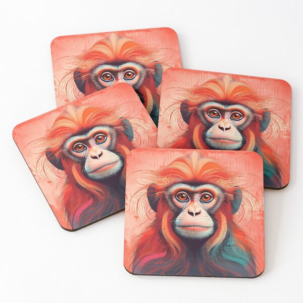 Item preview, Redheaded Spider Monkey Dreams in Red - dePace' designed and sold by mrpropcake.