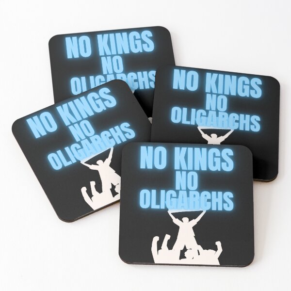 Item preview, no kings no oligarchs designed and sold by TEEJAMBOREE.