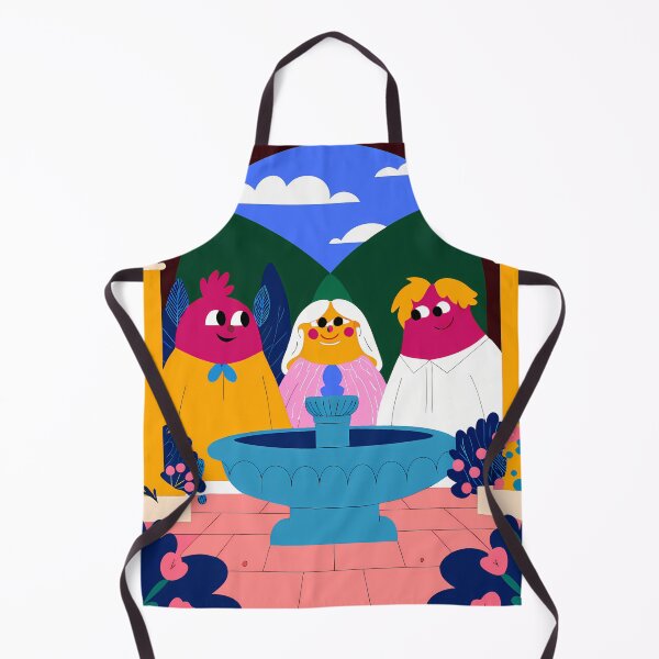 Item preview, Garden Friends by the Fountain designed and sold by ART ATTACK ZONE.