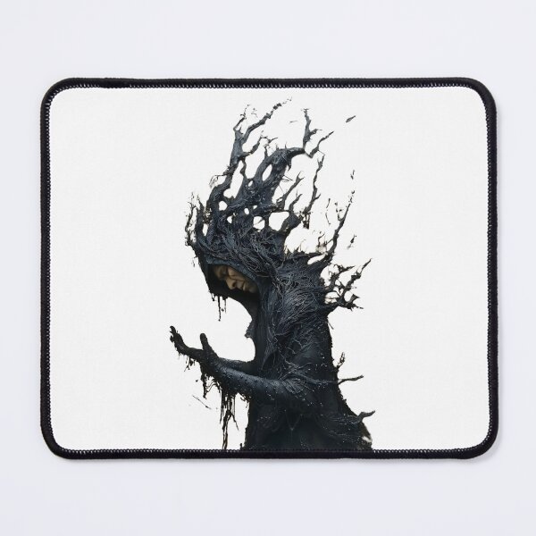 Item preview, Shadowed Visage: Creepy Dark Figure designed and sold by ShadowAndSlate.